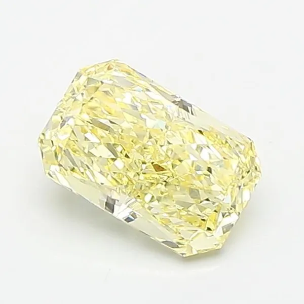 1.1ct RADIANT Fancy Intense Yellow VS2 Coloured Lab diamond