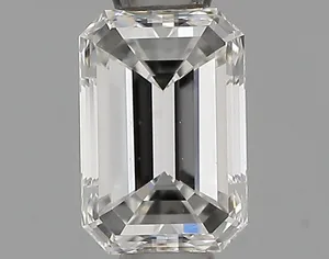 0.39ct EMERALD F VS2 Natural diamond