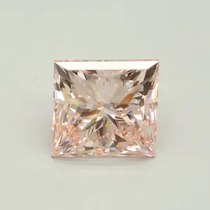 4.54ct PRINCESS Fancy Intense Pink VVS2 Coloured Lab diamond