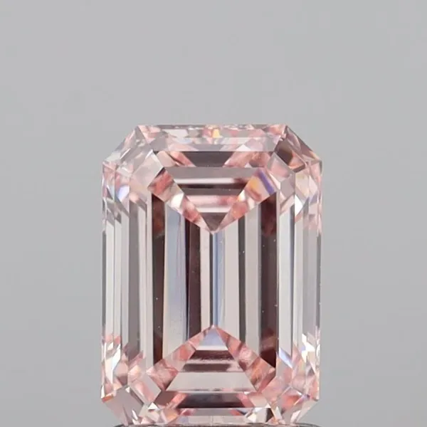 1.91ct EMERALD Fancy Intense Pink VVS2 Coloured Lab diamond