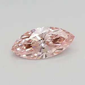 0.43ct MARQUISE Fancy Intense Pink VS2 Coloured Lab diamond