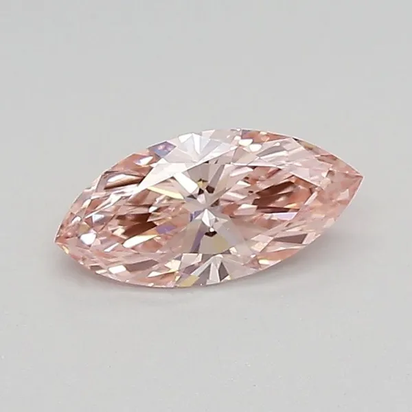0.43ct MARQUISE Fancy Intense Pink VS2 Coloured Lab diamond