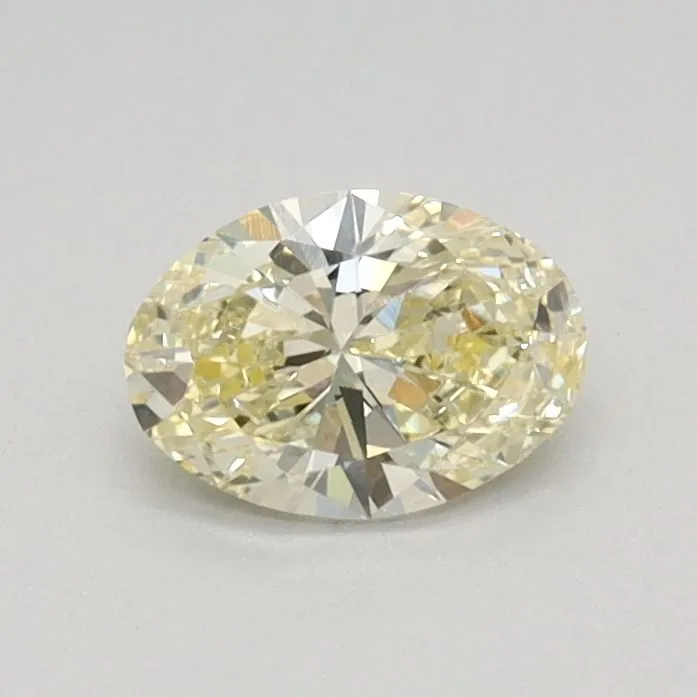 0.39ct OVAL Fancy Light Yellow VS1 Coloured Lab diamond