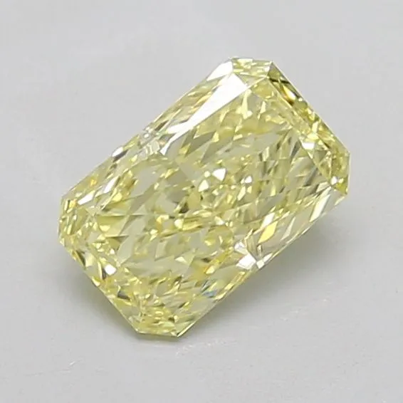 1.09ct RADIANT Fancy Yellow VS1 Coloured Lab diamond