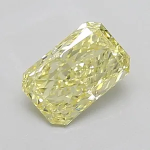 1.09ct RADIANT Fancy Yellow VS1 Coloured Lab diamond