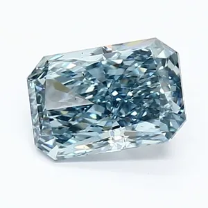 1.13ct RADIANT Fancy Vivid Blue VS1 Coloured Lab diamond