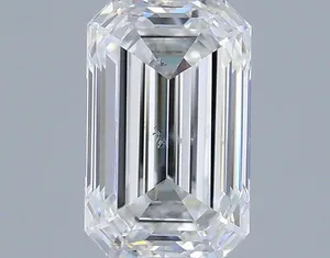 0.53ct EMERALD F SI1 Natural diamond