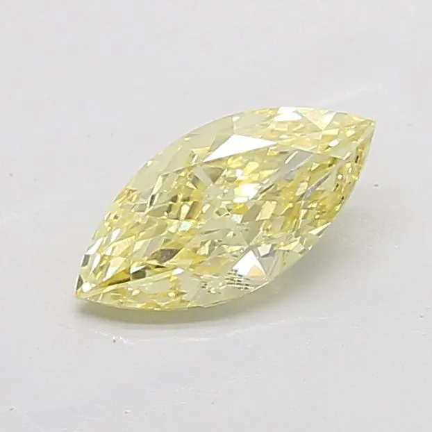 1.45ct MARQUISE Fancy Yellow VS1 Coloured Lab diamond