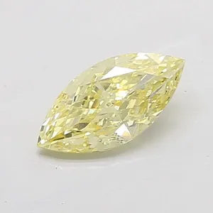 1.45ct MARQUISE Fancy Yellow VS1 Coloured Lab diamond