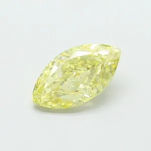 1.08ct MARQUISE Fancy Intense Yellow VS2 Coloured Lab diamond