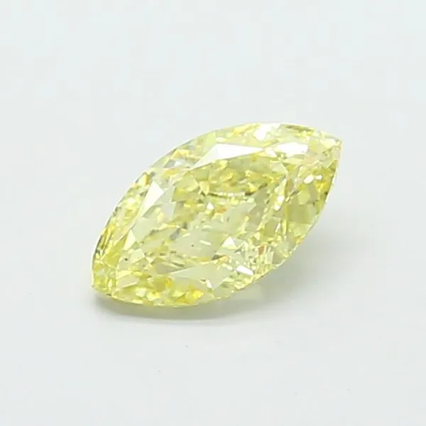 1.08ct MARQUISE Fancy Intense Yellow VS2 Coloured Lab diamond