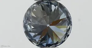 0.34ct ROUND Fancy Vivid Blue I1 Coloured Lab diamond