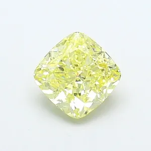 1.06ct CUSHION Fancy Yellow VVS2 Coloured Lab diamond