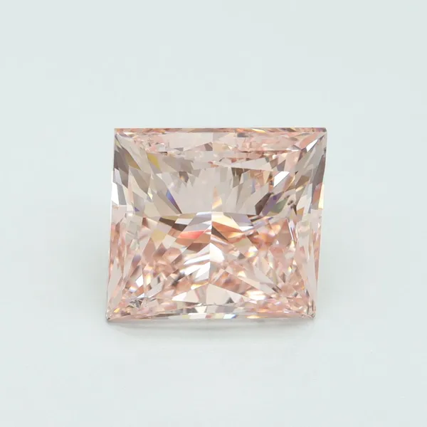 5.01ct PRINCESS Fancy Intense Pink VS2 Coloured Lab diamond