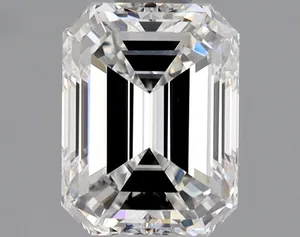 0.7ct EMERALD F VS1 Natural diamond