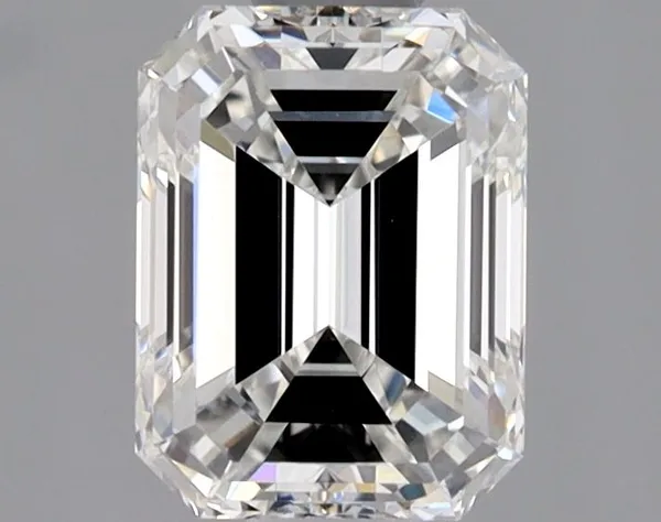 0.7ct EMERALD F VS1 Natural diamond