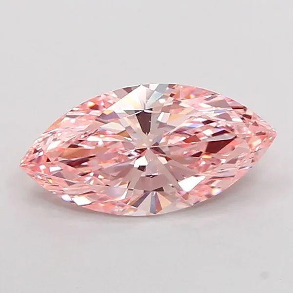 2.01ct MARQUISE Fancy Vivid Pink VS1 Coloured Lab diamond