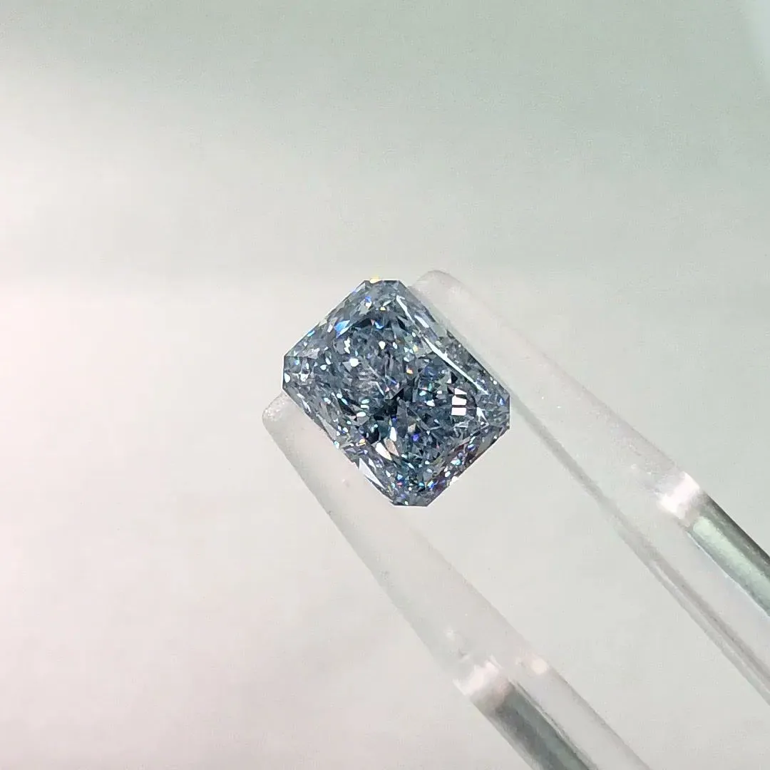 1.33ct RADIANT Fancy Blue VS2 Coloured Lab diamond