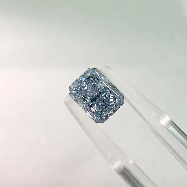 1.33ct RADIANT Fancy Blue VS2 Coloured Lab diamond