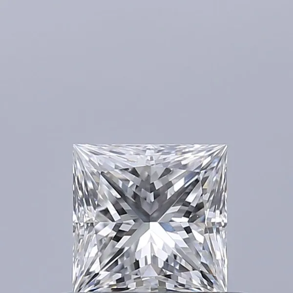 0.45ct PRINCESS D VVS2 Natural diamond