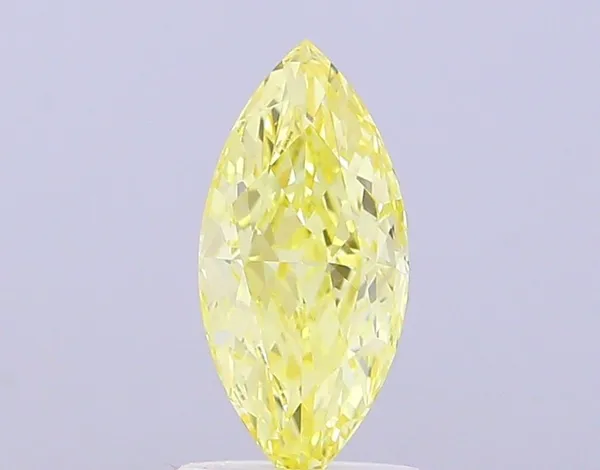 1.05ct MARQUISE Fancy Intense Yellow VS1 Coloured Lab diamond
