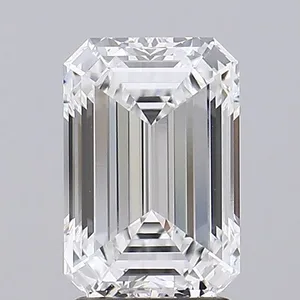 0.42ct EMERALD D VVS2 Lab diamond