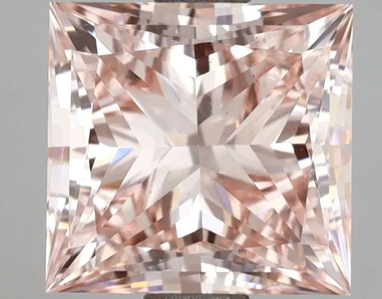 3.05ct PRINCESS Fancy Intense Pink VS1 Coloured Lab diamond