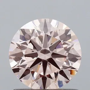 0.84ct ROUND Fancy Pink VS2 Coloured Lab diamond