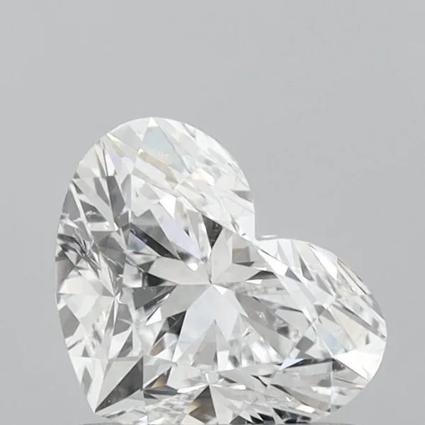 0.9ct HEART F SI2 Natural diamond