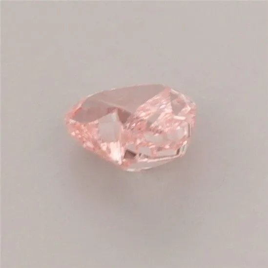 0.56ct HEART Fancy Vivid Pink VVS2 Coloured Lab diamond