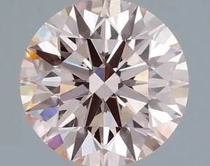 1.03ct ROUND Fancy Pink VS1 Coloured Lab diamond
