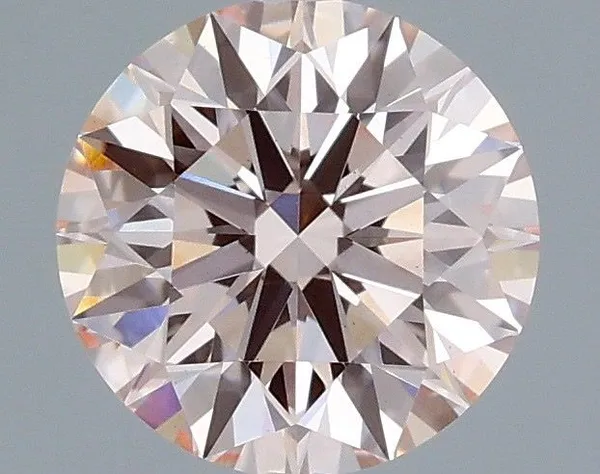 1.03ct ROUND Fancy Pink VS1 Coloured Lab diamond