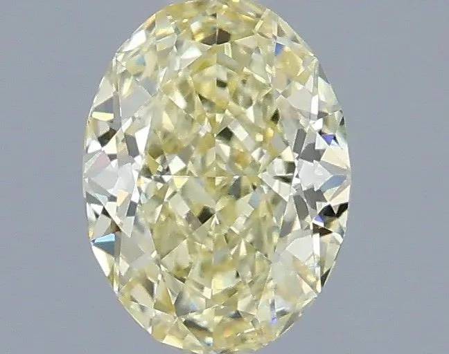1.04ct OVAL Fancy Yellow VVS2 Coloured Lab diamond