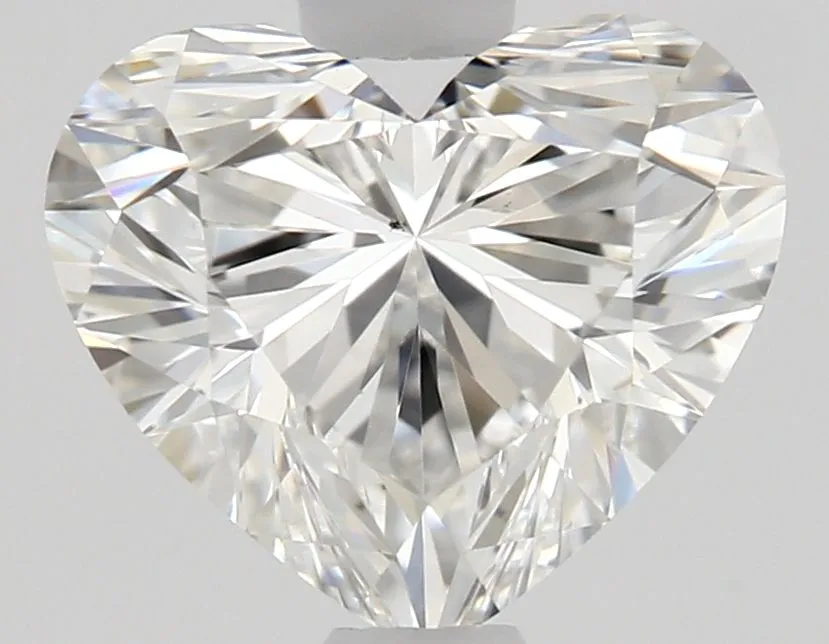 0.81ct HEART F VS2 Natural diamond