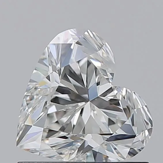 0.90ct HEART H VS1 Natural diamond