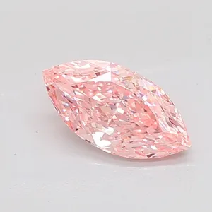 2.1ct MARQUISE Fancy Vivid Pink VS1 Coloured Lab diamond