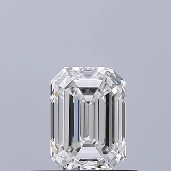 0.51ct EMERALD F VVS2 Natural diamond