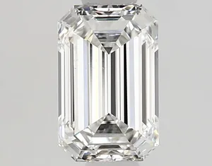 0.63ct EMERALD F SI1 Natural diamond