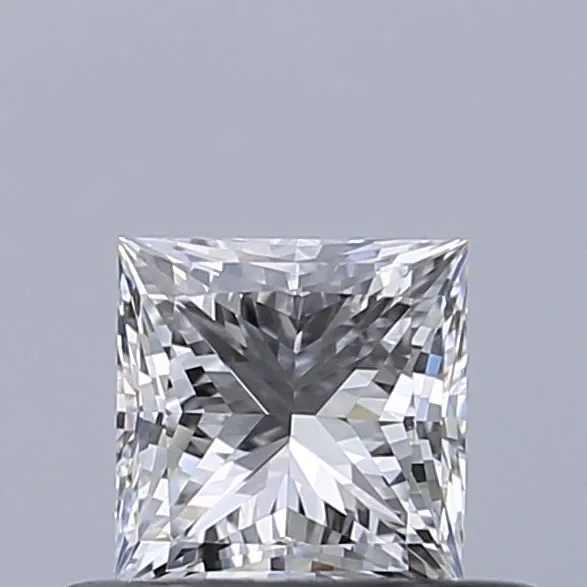 0.41ct PRINCESS D VVS1 Natural diamond