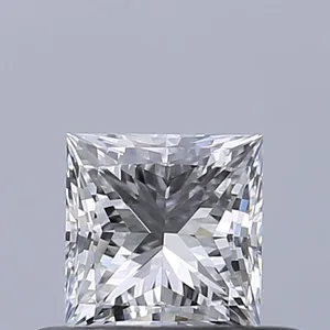 0.41ct PRINCESS D VVS1 Natural diamond