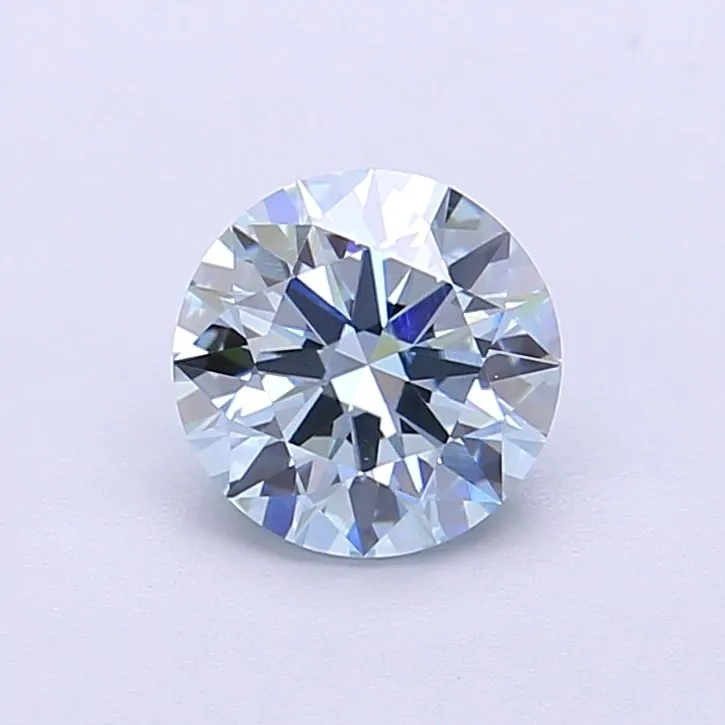 1.10ct ROUND Fancy Blue VVS2 Coloured Lab diamond