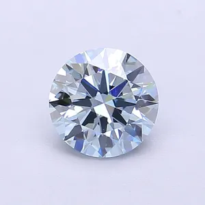 1.1ct ROUND Fancy Blue VVS2 Coloured Lab diamond