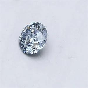 0.3ct ROUND Fancy Vivid Blue VVS2 Coloured Lab diamond
