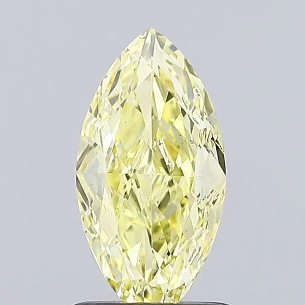 1.01ct MARQUISE Fancy Intense Yellow VS1 Coloured Lab diamond