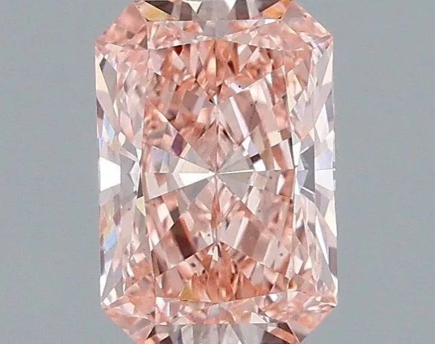 1.03ct RADIANT Fancy Vivid Pink VS2 Coloured Lab diamond