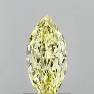1.04ct MARQUISE Fancy Intense Yellow VVS2 Coloured Lab diamond