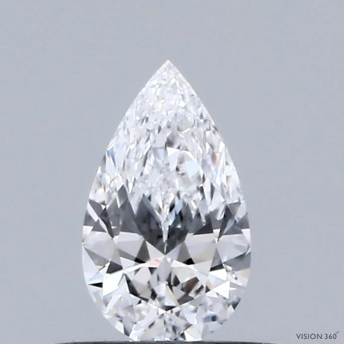 0.40ct PEAR D VS2 Natural diamond