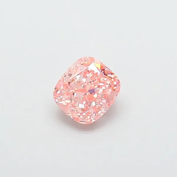 1.05ct CUSHION Fancy Vivid Pink VVS2 Coloured Lab diamond