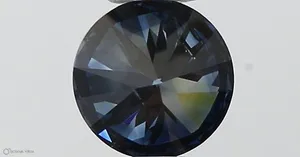 0.35ct ROUND Fancy Vivid Blue SI2 Coloured Lab diamond