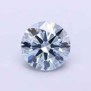 1.18ct ROUND Fancy Blue VS1 Coloured Lab diamond